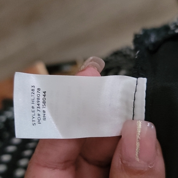 LULUS Pleated Tiered Dress In Black Polka Dot - Picture 11 of 11